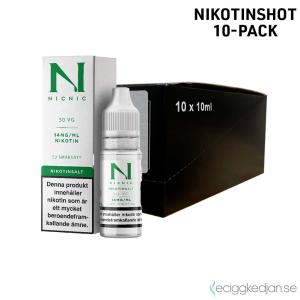 NIC NIC SALT | Nikotinshots SALT VG50/PG50 | 14mg  | 10pack