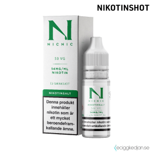 NIC NIC SALT | Nikotinshots SALT VG50/PG50 | 14mg | VG50/PG50