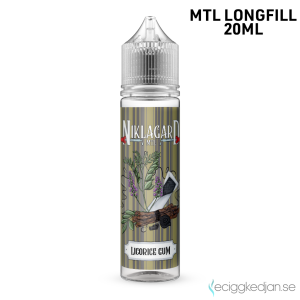 Niklagard | Liqorice Gum | MTL | 20ml Longfill