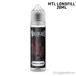 Niklagard | Raspberry Liqorice | MTL | 20ml Longfill