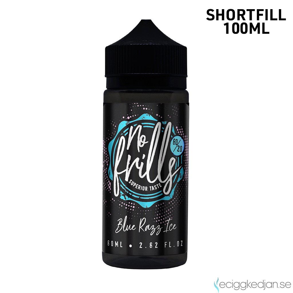 No Frills | Blue Razz Ice | 100ml Shortfill