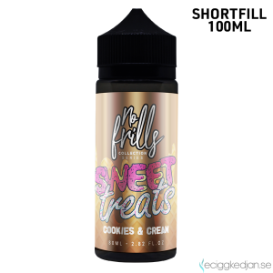 No Frills | Sweet Treats Cookies  Cream | 100ml Shortfill