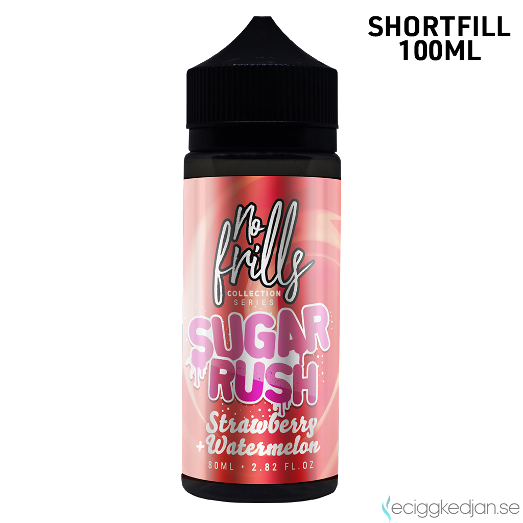 No Frills | Sugar Rush Strawberry Watermelon | 100ml Shortfill