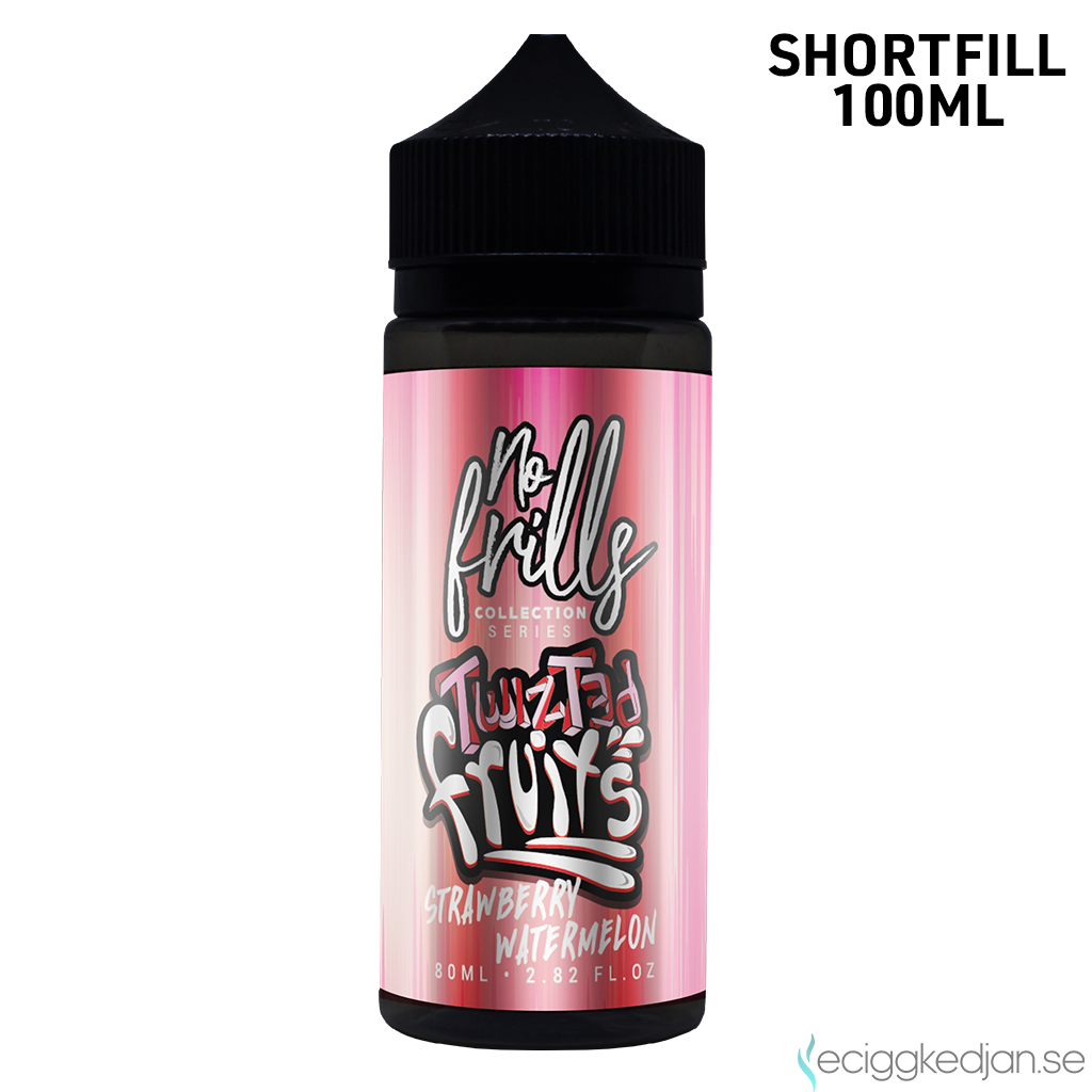 No Frills | Twisted Fruits Strawberry Watermelon | 100ml Shortfill