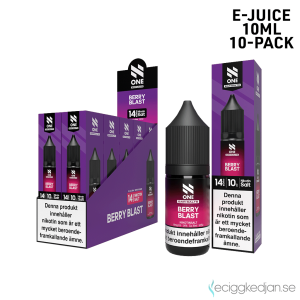 N One | Berry Blast | 10ml E-Juice | 14mg Saltnikotin | 10pack