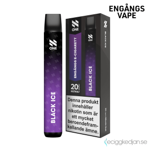 N ONE | Black Ice | Engångs Vape | OBS!! Utgånget Datum