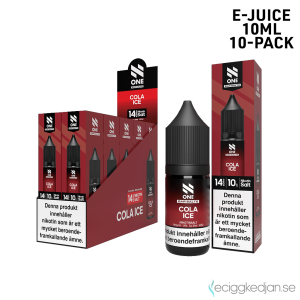 N One | Cola Ice | 10ml E-Juice | 14mg Saltnikotin | 10pack