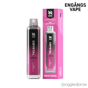 N One Crystal ZERO Mesh | Pink Grapefruit | Engångs Vape | 0mg | 12ml