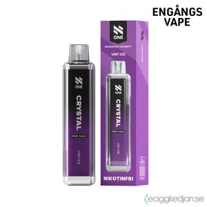 N One Crystal ZERO Mesh | VMT Ice | Engångs Vape | 0mg | 12ml
