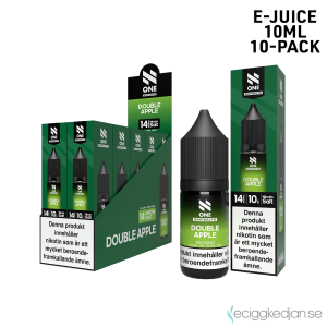 N One | Double Apple | 10ml E-Juice | 14mg Saltnikotin | 10pack