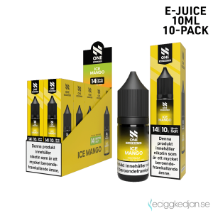 N One | Ice Mango | 10ml E-Juice | 14mg Saltnikotin | 10pack