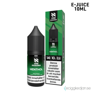 N One | Menthol | 10ml E-Juice | 14mg Saltnikotin