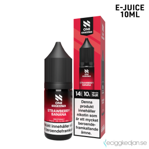 N One | Strawberry Banana | 10ml E-Juice | 14mg Saltnikotin