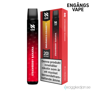 N ONE | Strawberry Banana | Engångs Vape