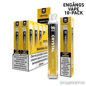 N One Crystal Mesh | Banana Ice | Engångs Vape | 20mg | 10pack