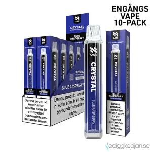 N One Crystal Mesh | Blue Raspberry | Engångs Vape | 20mg | 10pack