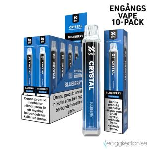 N One Crystal Mesh | Blueberry | Engångs Vape | 20mg | 10pack