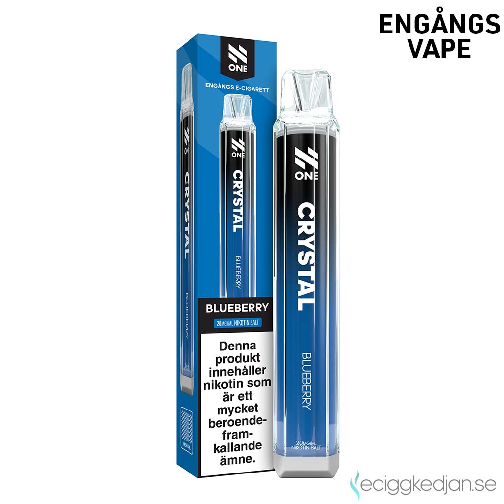 N One Crystal Mesh | Blueberry | Engångs Vape | 20mg