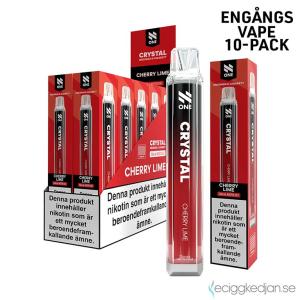 N One Crystal Mesh | Cherry Lime | Engångs Vape | 20mg | 10pack