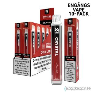 N One Crystal Mesh | Cola Lime | Engångs Vape | 20mg | 10pack