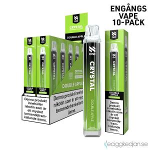 N One Crystal Mesh | Double Apple | Engångs Vape | 20mg | 10pack