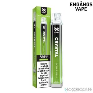 N One Crystal Mesh | Double Apple | Engångs Vape | 20mg