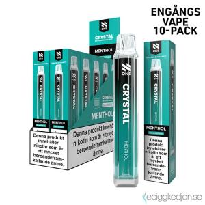 N One Crystal Mesh | Menthol | Engångs Vape | 20mg | 10pack