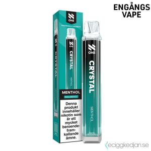 N One Crystal Mesh | Menthol | Engångs Vape | 20mg