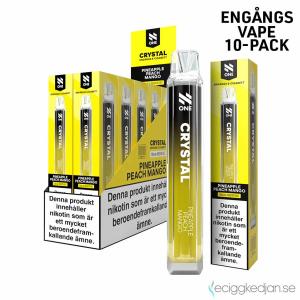 N One Crystal Mesh | Pineapple Peach Mango | Engångs Vape | 20mg | 10pack