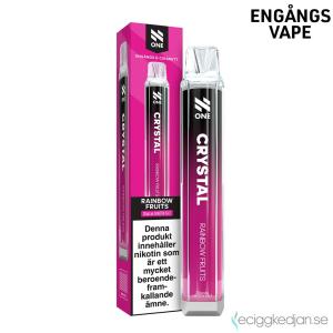 N One Crystal Mesh | Rainbow Fruits | Engångs Vape | 20mg