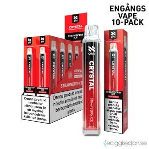 N One Crystal Mesh | Strawberry Ice | Engångs Vape | 20mg | 10pack