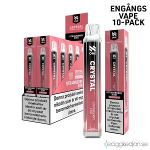 N One Crystal Mesh | Strawberry Kiwi | Engångs Vape | 20mg | 10pack