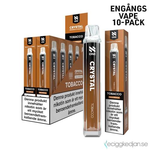N One Crystal Mesh | Tobacco | Engångs Vape | 20mg | 10pack