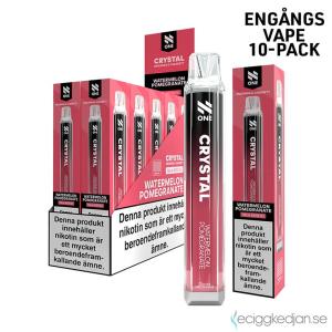 N One Crystal Mesh | Watermelon Pomegranate | Engångs Vape | 20mg | 10pack