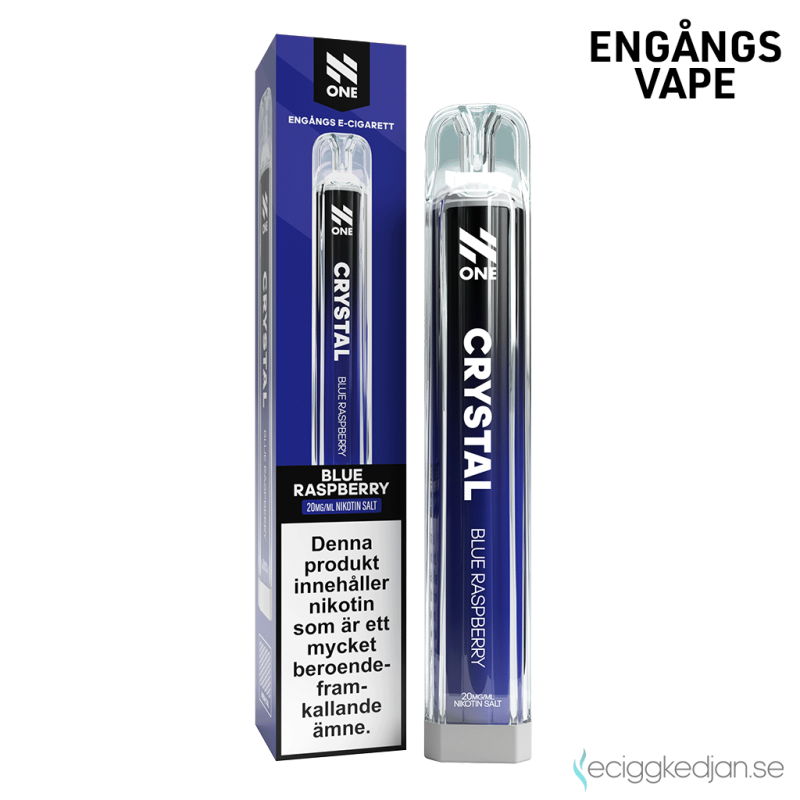 N One Crystal - Blue Raspberry Engångs Vape | Engångs e-cigg