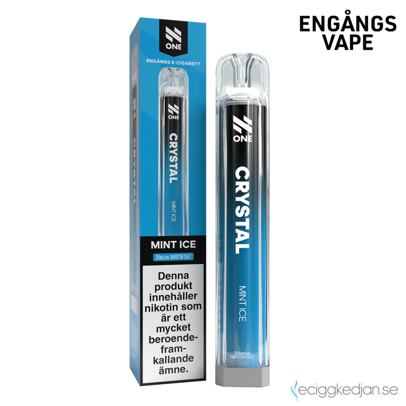 N ONE One Crystal Mesh | Mint Ice Engångs Vape 20mg