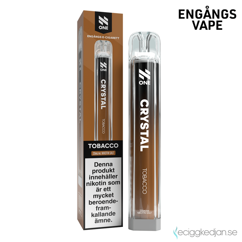 N ONE One Crystal Mesh | Tobacco Engångs Vape 20mg
