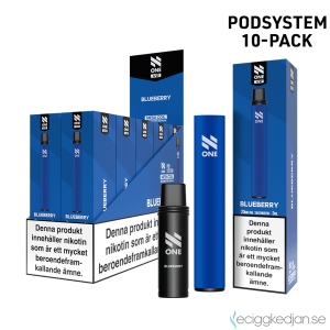 N One Mesh Pod Kit V2 | Blå (Blueberry) | Batteri inkl Förfylld Pod | 2*10pack