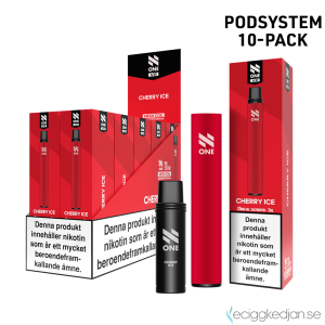 N One Mesh Pod Kit V2 | Röd (Cherry Ice) | Batteri inkl Förfylld Pod | 2*10pack