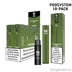 N One Mesh Pod Kit V2 | Grön (Watermelon Ice) | Batteri inkl Förfylld Pod | 2*10pack