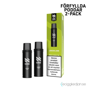N One Mesh Pod V2 | Lemon Lime | Förfylld Pod | 2pack