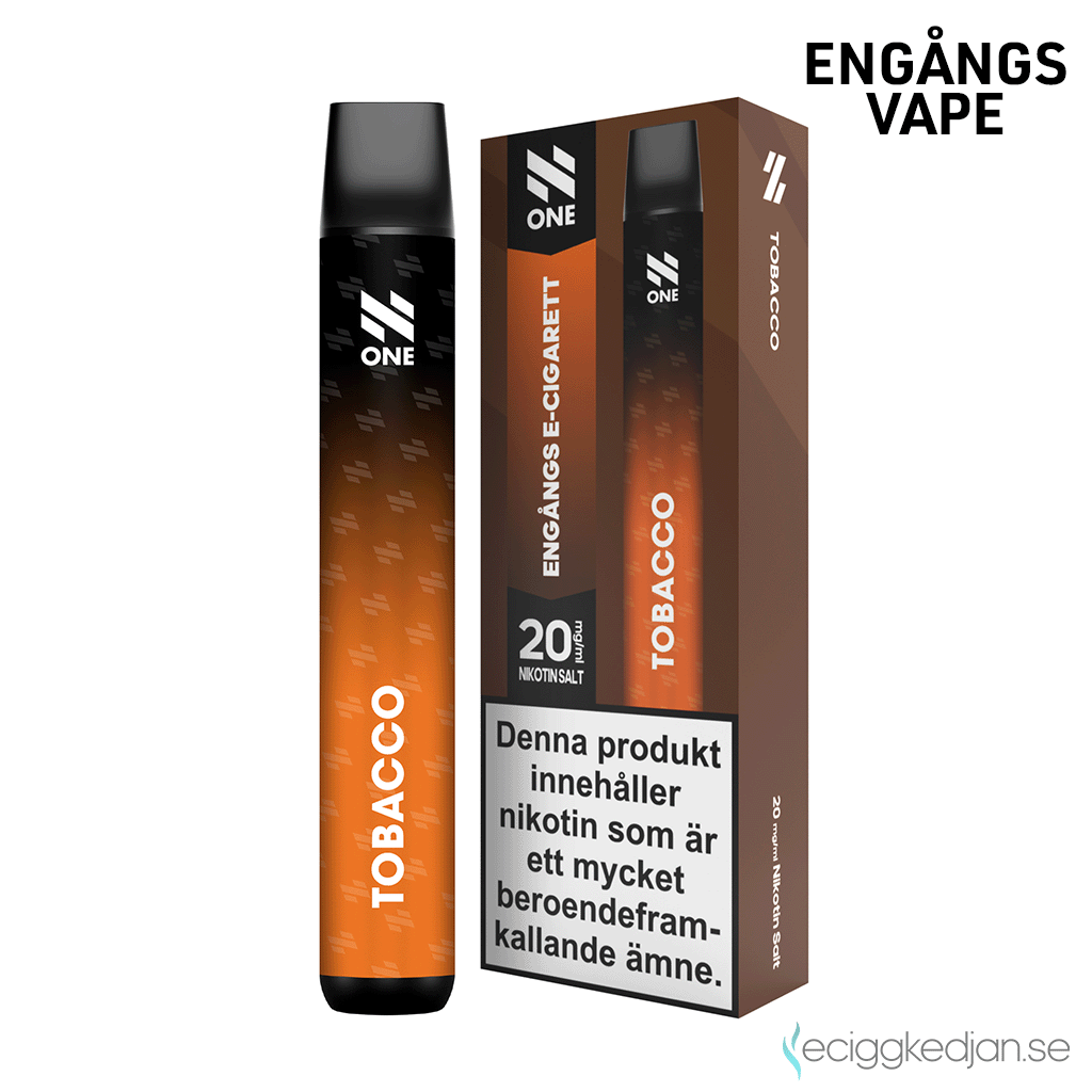 N ONE | Tobacco | Engångs Vape