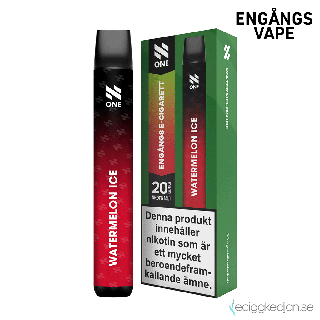 N ONE | Watermelon Ice | Engångs Vape