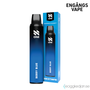N One ZERO Mesh | Berry Blue | Engångs Vape | 0mg | 7ml