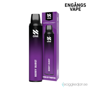 N One ZERO Mesh | Berry Burst | Engångs Vape | 0mg | 7ml
