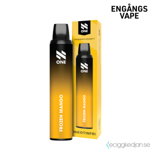N One ZERO Mesh | Frozen Mango | Engångs Vape | 0mg | 7ml