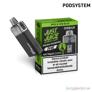Just Juice Oxbar | Apple & Pear | 2ml 14mg | OBS!! Kort Datum