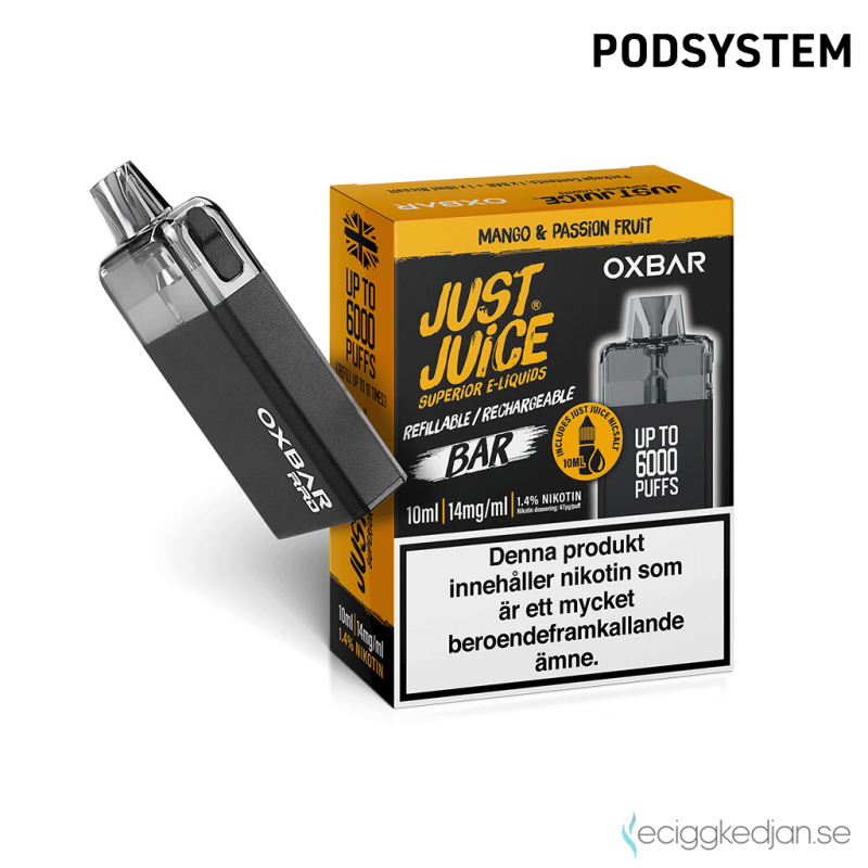 Just Juice Oxbar | Mango & Passionfruit 2ml 14mg