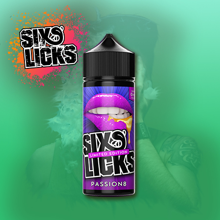 Six Licks | Passion 8 | 100ml Shortfill