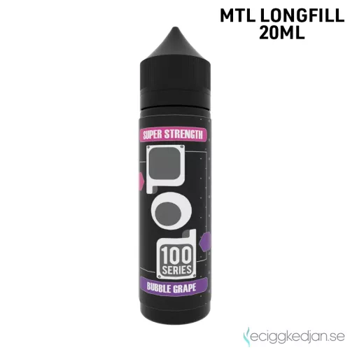 Pod 100 Series | Bubble Grape | MTL | 20ml Longfill